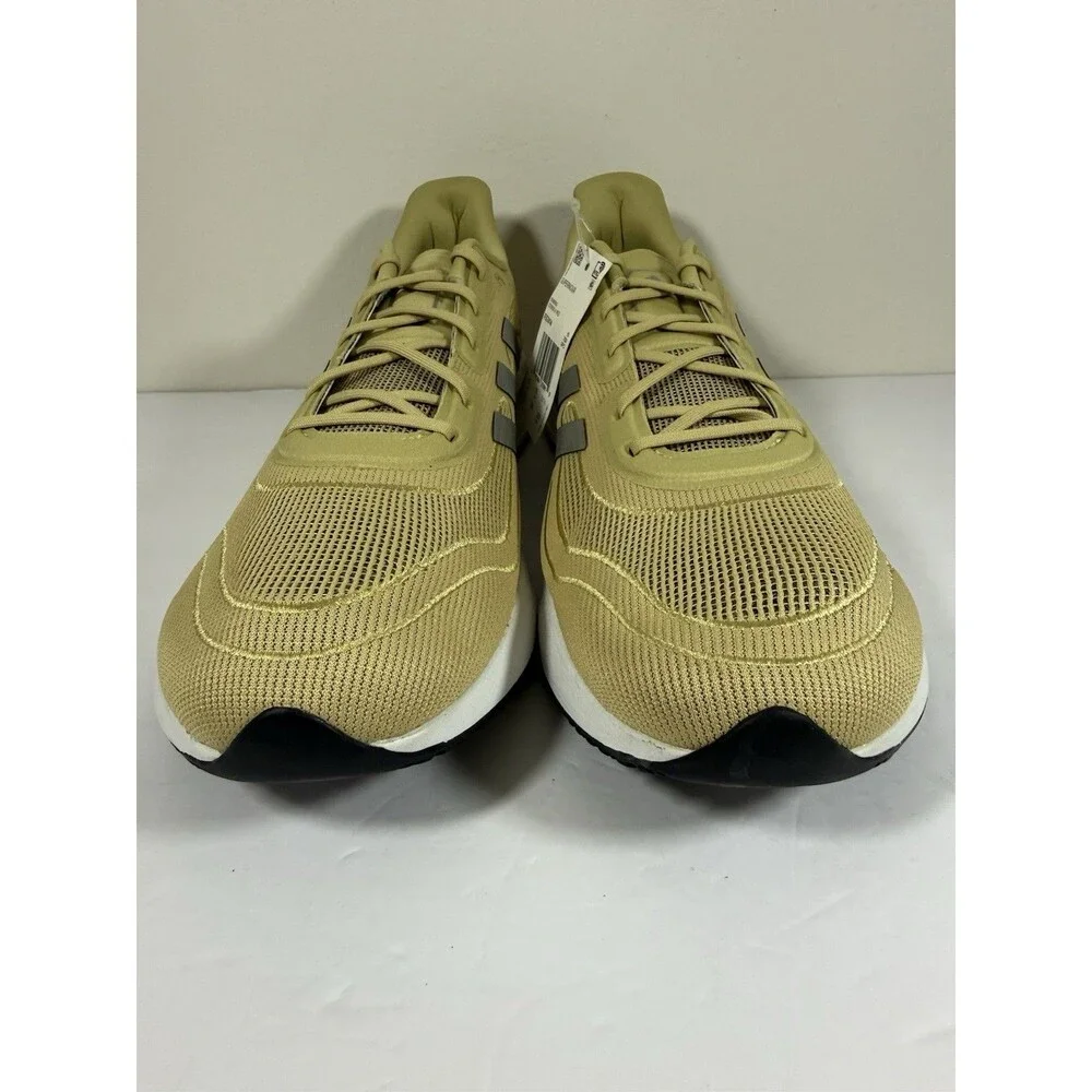 Size 16-Men’s adidas Supernova Running Shoes Gold White Running Shoes FX7414 NEW